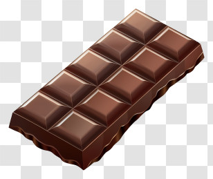 Chocolate Bar - Realistic Chocolate Bar Illustration Transparent PNG
