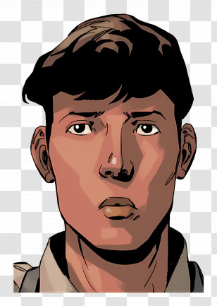 Alejandro Rios - Comic Book Character Portrait Transparent PNG
