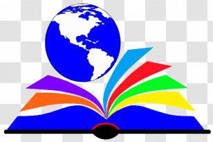 Globe Cartoon - Book Discussion Club - Flag Transparent PNG