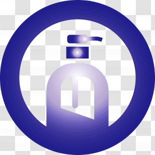 Blue Violet Electric Blue Symbol Circle Transparent PNG