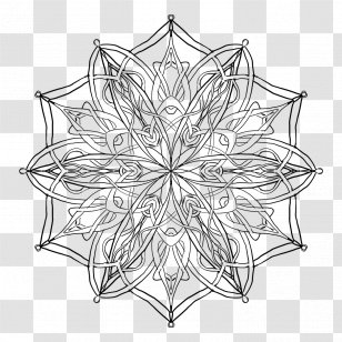 Mandala Meditation Transparent PNG