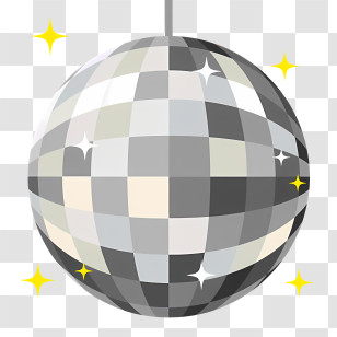 Disco Ball - Silver Disco Ball For Party Decoration Transparent PNG