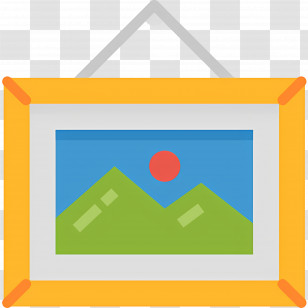 Photo Frame - Framed Landscape Painting Transparent PNG