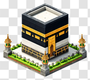 Minecraft Kaaba - Kaaba In Mecca For Hajj Pilgrimage Transparent PNG