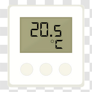 Icon - Digital Thermostat Display Transparent PNG