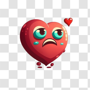 Cartoon Heart
 - Sad Heart Cartoon Illustration Transparent PNG