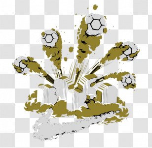 Explosion Cartoon Clip Art - Flame - Simple Exploded City Transparent PNG