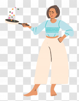 Standing Girl Woman Transparent PNG
