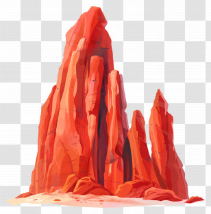 Rock Formations - Red Rock Formations Transparent PNG