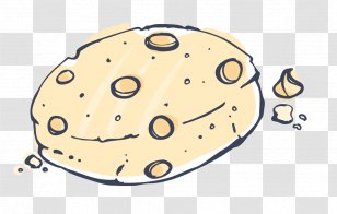 Clip Art Illustration Chocolate Chip Biscuits Food - Yellow - Chicory Root Recipes Transparent PNG