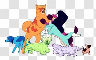 Cat Dog Clip Art Illustration Horse - Terrier Poodle Mix Transparent PNG