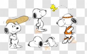 Snoopy Charlie Brown Drawing Art - Carnivoran - Game Addict Transparent PNG