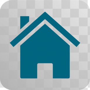 Home Icon - Blue - Free House Photos Transparent PNG