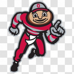 Ohio State University Buckeyes Football Brutus Buckeye Men's Basketball - Cartoon Transparent PNG