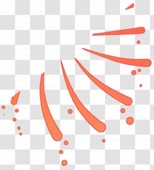Fireworks Illustration - Point - Orange Decorative Patterns Transparent PNG