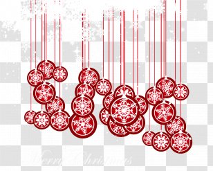 Christmas Ornament Euclidean Vector Decoration - Chuan Ying Chuang - Red Ball Transparent PNG