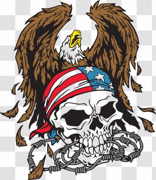 Skull Silhouette - Falconiformes Crest Transparent PNG