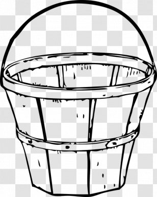 Apple Pencil Easter Basket Clip Art - Empty Transparent PNG