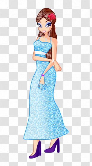 Dress Prom Clothing Formal Wear Costume - Flower - Graduation Gown Transparent PNG