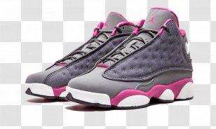 GIRLS AIR JORDAN 13 Nike Air Max Shoe - Basketball Transparent PNG