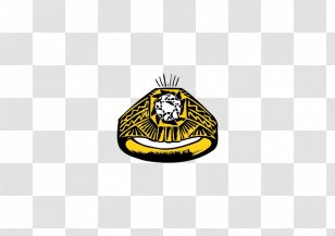 Logo Brand Yellow Pattern - Animal - Sparkling Diamond Ring Transparent PNG