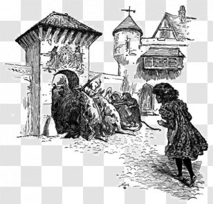 Middle Ages Sketch Visual Arts Horse Illustration - Monochrome Transparent PNG