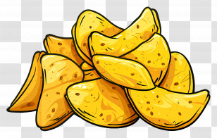 Chips - Crispy Potato Chips Transparent PNG