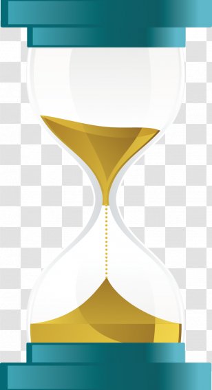 Hourglass Icon - Time - Golden Transparent PNG