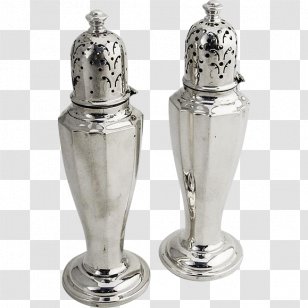 Salt And Pepper Shakers Glass Black Transparent PNG
