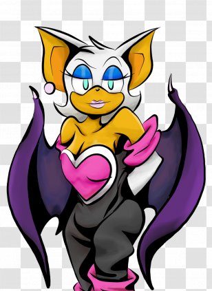 Cat Fan Art Drawing DeviantArt - Cartoon - Rouge The Bat Transparent PNG