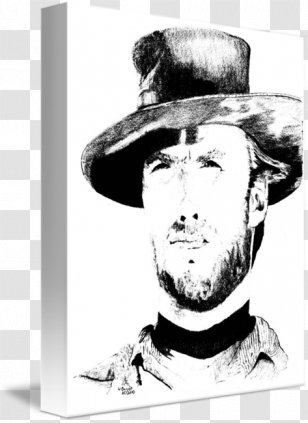Fedora Drawing Cartoon /m/02csf - Clint Eastwood Transparent PNG
