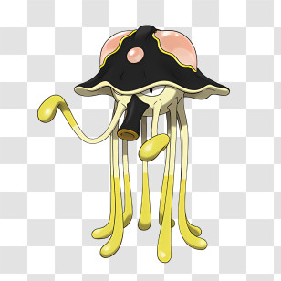 Toedscruel - Jellyfish-like Fantasy Sea Creature Transparent PNG
