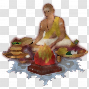 Pandit Bengaluru Brahmin Pujari Drawing Transparent PNG