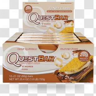Protein Bar S'more Quest Nutrition High-protein Diet - Biscuits Transparent PNG