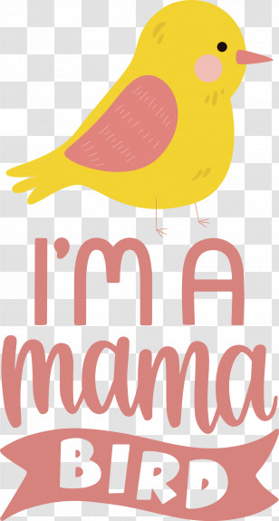 Mama Bird Bird Quote Transparent PNG