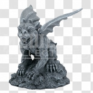 Gargoyle Statue Gothic Architecture The Thinker Figurine - Art Transparent PNG