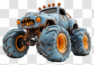 Halloween Monster Truck - Rugged Monster Truck Transparent PNG