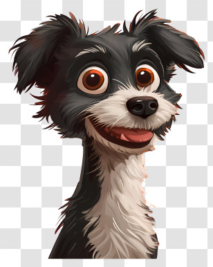 Cartoon Dog - Happy Cartoon Dog Transparent PNG