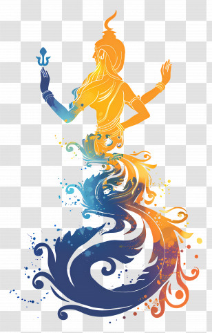 Apara Ekadashi - Abstract Illustration Of Hindu Deity Transparent PNG