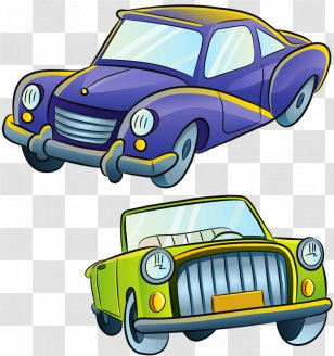 Classic Car Royalty-free Illustration - Model - Cartoon Transparent PNG