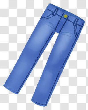 Icon - Classic Blue Jeans For Everyday Wear Transparent PNG