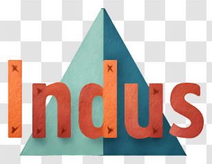 Indus Logo - Indus Orange Text Logo Transparent PNG
