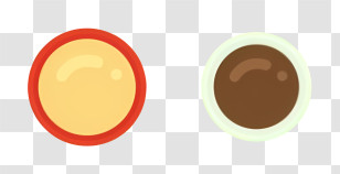 Cartoon - Red And Brown Buttons Transparent PNG