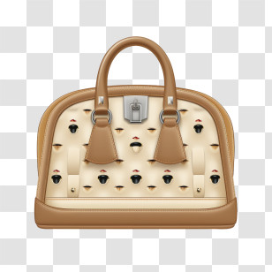 Handbag - Elegant Leather Handbag With Stylish Design Transparent PNG