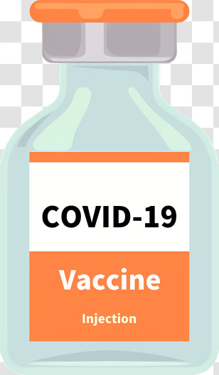 Medical - COVID-19 Vaccine Bottle Illustration Transparent PNG
