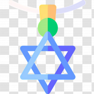 Star Of David - Star Pendant Necklace Transparent PNG