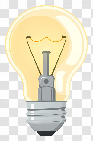 Light Bulb - Light Bulb Illustration For Energy And Ideas Transparent PNG