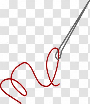 Hand-Sewing Needles Thread Clip Art - Point - Threading Transparent PNG