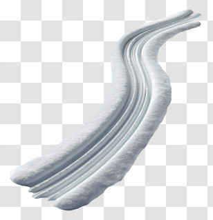 Sleigh Tracks - Sled Tracks In Snow Transparent PNG