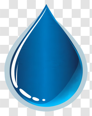 Water Droplet - Blue Water Droplet Symbol Transparent PNG